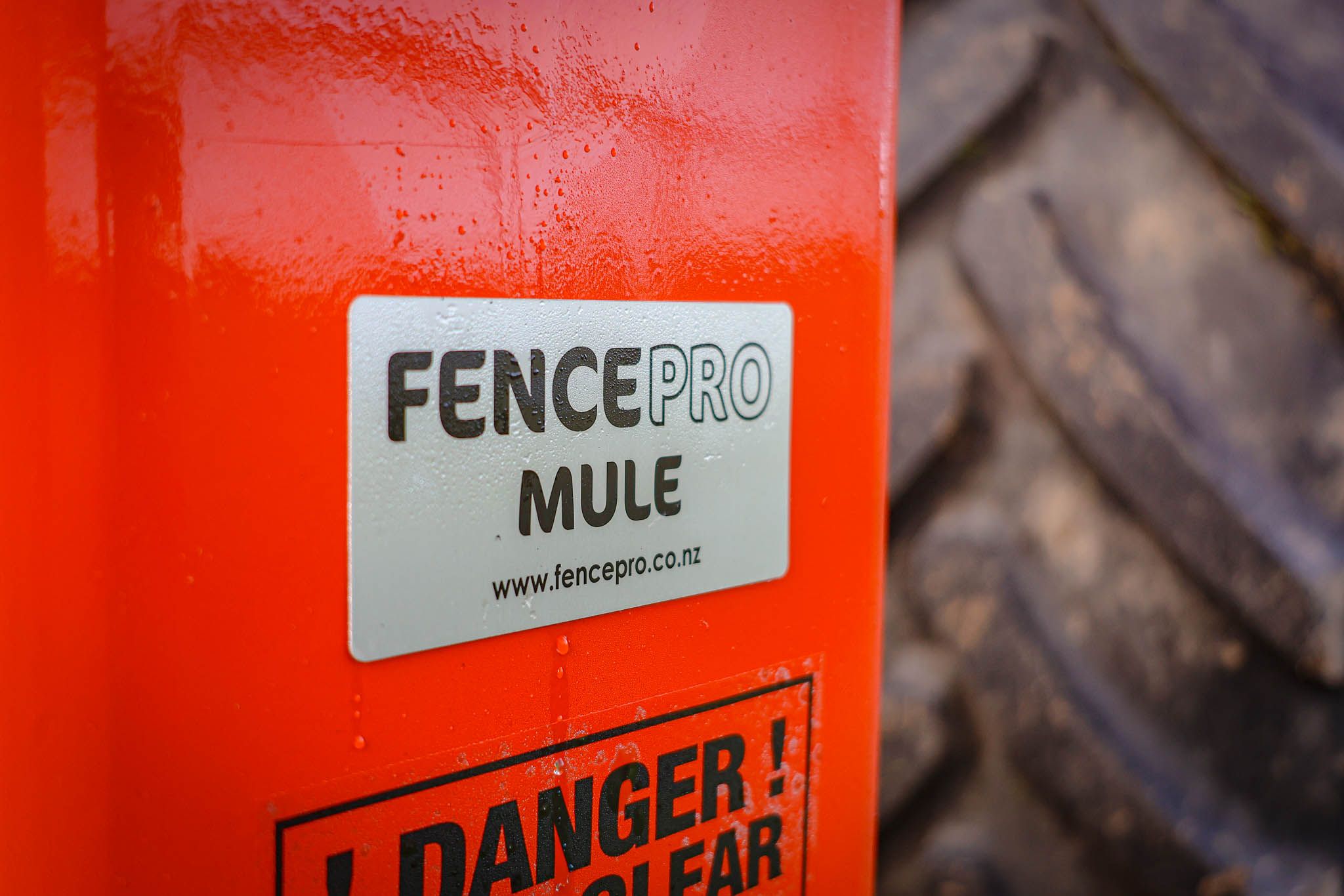 FencePro Mule post driver block, standard 230kg with 270kg and 300kg upgrade options.