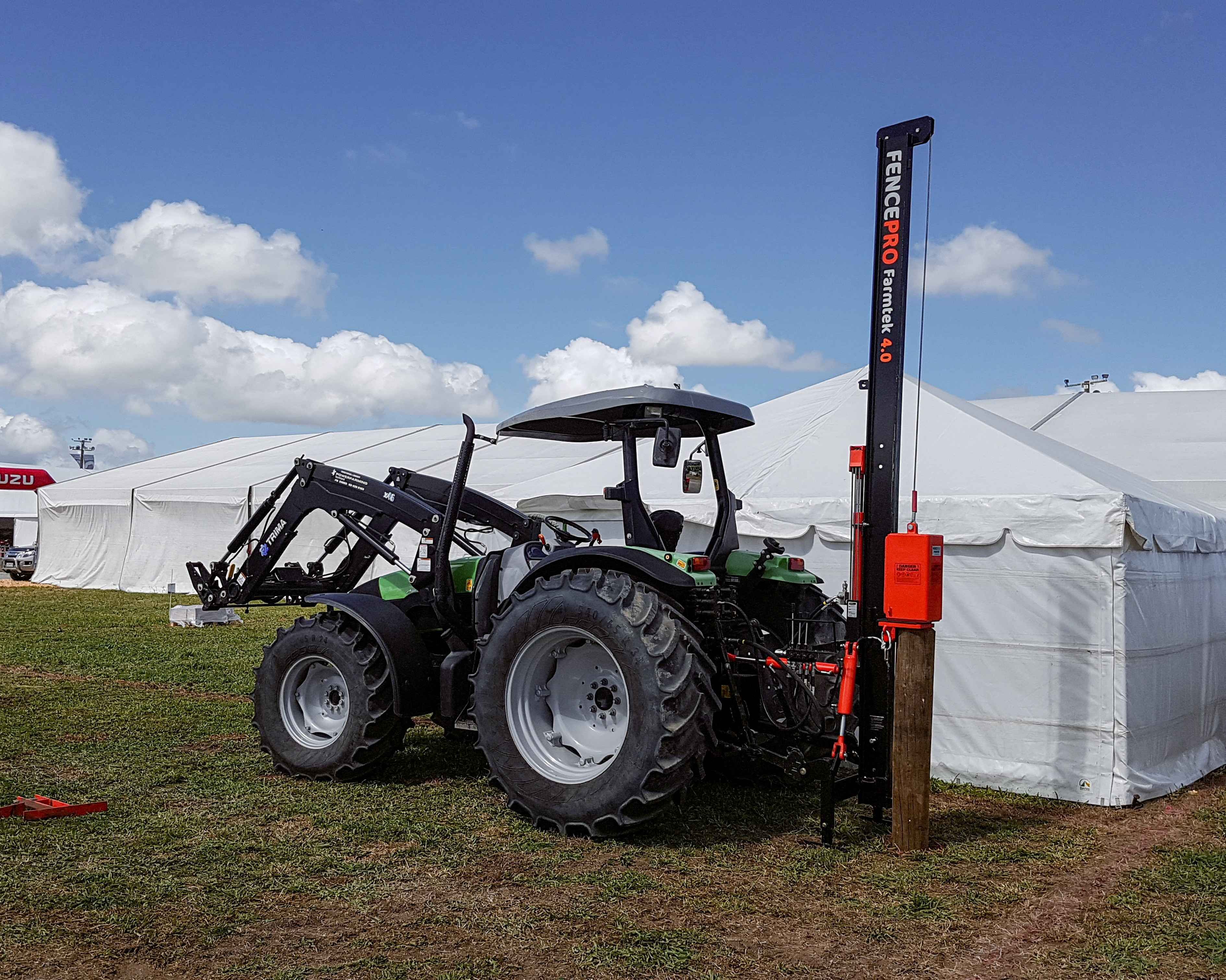 FencePro Farmtek post driver supported by authorised dealers across New Zealand